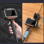 Auto si Moto - Reparatii si depanare - Sisteme de diagnoza - Camera Inspectie Auto Industriala iUni VSP43-D, Rotativa la 180°, Ecran IPS 4.3", Cablu 1.5M, 8 LED-uri ajustabile, IP67 - Infinity.ro