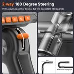 Auto si Moto - Reparatii si depanare - Sisteme de diagnoza - Camera Inspectie Auto Industriala iUni VSP43-D, Rotativa la 180°, Ecran IPS 4.3", Cablu 1.5M, 8 LED-uri ajustabile, IP67 - Infinity.ro