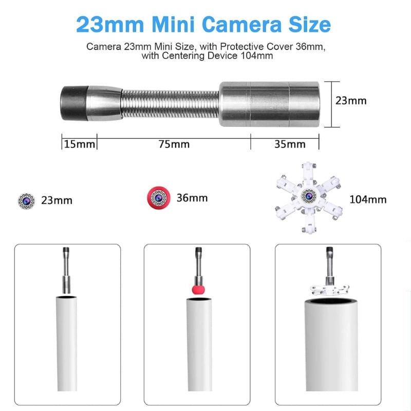 Casa si Gradina - Constructii - Scule electrice si accesorii - Scule multifunctionale si accesorii - Camera Inspectie tevi, 20m, iUni ICT18, Monitor 7 inch - Infinity.ro