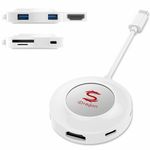 Laptop, Telefoane si Tablete - Telefoane mobile si accesorii - Accesorii Telefoane - Cabluri si adaptoare telefoane - Adaptor HDMI iUni iDragon USB C Dock, compatibil cu Samsung Galaxy S8 - Infinity.ro