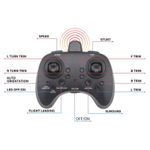 Jucarii, Copii si Bebe - Jucarii si jocuri - Vehicule si jucarii cu telecomanda - Elicoptere, avioane si nave de jucarie - Avion cu telecomanda iUni E0-26, Stealth Bomber Plane, Acrobatii 360°, Giroscop, Rezistent la impact, Lumini LED - Infinity.ro