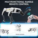 Jucarii, Copii si Bebe - Jucarii si jocuri - Vehicule si jucarii cu telecomanda - Roboti de jucarie - Caine Robot Inteligent iUni 8002, Control prin Telecomanda, Aplicatie, Comenzi Vocale, Programabil, 25+ Functii - Infinity.ro