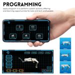 Jucarii, Copii si Bebe - Jucarii si jocuri - Vehicule si jucarii cu telecomanda - Roboti de jucarie - Caine Robot Inteligent iUni 8002, Control prin Telecomanda, Aplicatie, Comenzi Vocale, Programabil, 25+ Functii - Infinity.ro