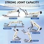 Jucarii, Copii si Bebe - Jucarii si jocuri - Vehicule si jucarii cu telecomanda - Roboti de jucarie - Caine Robot Inteligent iUni 8002, Control prin Telecomanda, Aplicatie, Comenzi Vocale, Programabil, 25+ Functii - Infinity.ro