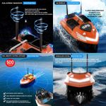 Sport si Outdoor - Sporturi acvatice - Pescuit - Echipament suplimentar pentru pescuit - Barca Plantat, Nadit si Momit iUni V802 PRO, GPS, 5200mAh, 4 cuve, 3kg, 500m, 15km/h, Telecomanda 2.4GHz - Infinity.ro