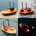 Sport si Outdoor - Sporturi acvatice - Pescuit - Echipament suplimentar pentru pescuit - Barca Plantat, Nadit si Momit iUni V802 PRO, GPS, 5200mAh, 4 cuve, 3kg, 500m, 15km/h, Telecomanda 2.4GHz - Infinity.ro