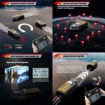 Sport si Outdoor - Sporturi acvatice - Pescuit - Echipament suplimentar pentru pescuit - Barca Plantat, Nadit si Momit iUni V030, GPS, Sonar Fish Finder, Geanta Transport, 20000mAh, 800m, 15km/h - Infinity.ro