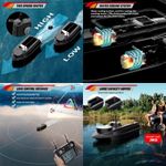 Sport si Outdoor - Sporturi acvatice - Pescuit - Echipament suplimentar pentru pescuit - Barca Plantat, Nadit si Momit iUni V030, GPS, Sonar Fish Finder, Geanta Transport, 20000mAh, 800m, 15km/h - Infinity.ro