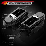 Sport si Outdoor - Sporturi acvatice - Pescuit - Echipament suplimentar pentru pescuit - Barca Plantat, Nadit si Momit iUni V030, GPS, Sonar Fish Finder, Geanta Transport, 20000mAh, 800m, 15km/h - Infinity.ro