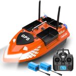 Sport si Outdoor - Sporturi acvatice - Pescuit - Echipament suplimentar pentru pescuit - Barca Plantat, Nadit si Momit iUni V802 PRO, GPS, 2 Baterii 12000mAh, 4 cuve, 3kg, 500m, 15km/h, Telecomanda 2.4GHz - Infinity.ro