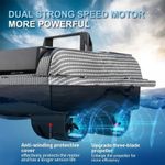 Sport si Outdoor - Sporturi acvatice - Pescuit - Echipament suplimentar pentru pescuit - Barca Plantat, Nadit si Momit iUni V900, GPS, 2 cuve, 1.5kg, 500m, 12000mAh, 6km/h, Telecomanda 2.4GHz - Infinity.ro