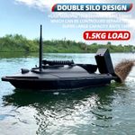 Sport si Outdoor - Sporturi acvatice - Pescuit - Echipament suplimentar pentru pescuit - Barca Nadit si Momit iUni FB01, 18000mAh, 2 cuve, 1.5kg, 200m - Infinity.ro