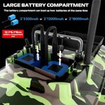 Sport si Outdoor - Sporturi acvatice - Pescuit - Echipament suplimentar pentru pescuit - Barca Plantat, Nadit si Momit iUni V050, 500m, 2kg, 12000mAh, 10km/h, Telecomanda 2.4GHz, Army - Infinity.ro