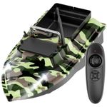 Sport si Outdoor - Sporturi acvatice - Pescuit - Echipament suplimentar pentru pescuit - Barca Nadit si Momit iUni V050, 500m, 2kg, 5200mAh, 10km/h, Telecomanda 2.4GHz, Army - Infinity.ro