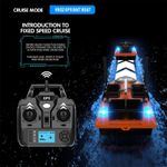 Sport si Outdoor - Sporturi acvatice - Pescuit - Echipament suplimentar pentru pescuit - Barca Plantat, Nadit si Momit iUni V802 PRO, GPS, 18000mAh, 4 cuve, 3kg, 500m, 15km/h, Telecomanda 2.4GHz - Infinity.ro