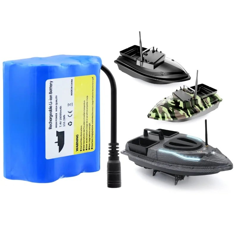 Sport si Outdoor - Sporturi acvatice - Pescuit - Echipament suplimentar pentru pescuit - Baterie barca plantat momeala, 18000mAh, iUni BT18, 7.4V, Li-ion - Infinity.ro