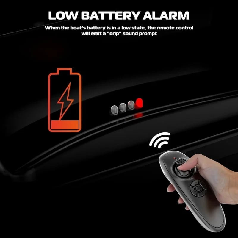 Sport si Outdoor - Sporturi acvatice - Pescuit - Echipament suplimentar pentru pescuit - Barca Plantat, Nadit si Momit iUni V050, 500m, 2kg, 12000mAh, 10km/h, Telecomanda 2.4GHz - Infinity.ro