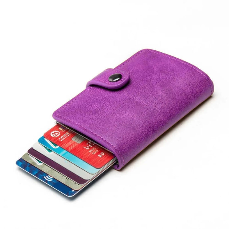 Fashion, accesorii si bijuterii - Femei - Accesorii femei - Portofele femei - Portofel RFID iUni P2, 10 carduri, Mov - Infinity.ro