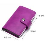 Fashion, accesorii si bijuterii - Femei - Accesorii femei - Portofele femei - Portofel RFID iUni P2, 10 carduri, Mov - Infinity.ro