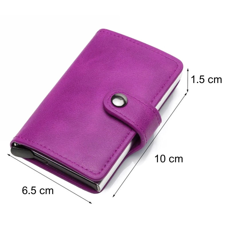 Fashion, accesorii si bijuterii - Femei - Accesorii femei - Portofele femei - Portofel RFID iUni P2, 10 carduri, Mov - Infinity.ro