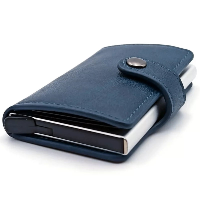 Fashion, accesorii si bijuterii - Femei - Accesorii femei - Portofele femei - Portofel RFID iUni P2, 10 carduri, Albastru - Infinity.ro