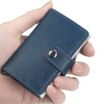 Fashion, accesorii si bijuterii - Femei - Accesorii femei - Portofele femei - Portofel RFID iUni P2, 10 carduri, Albastru - Infinity.ro