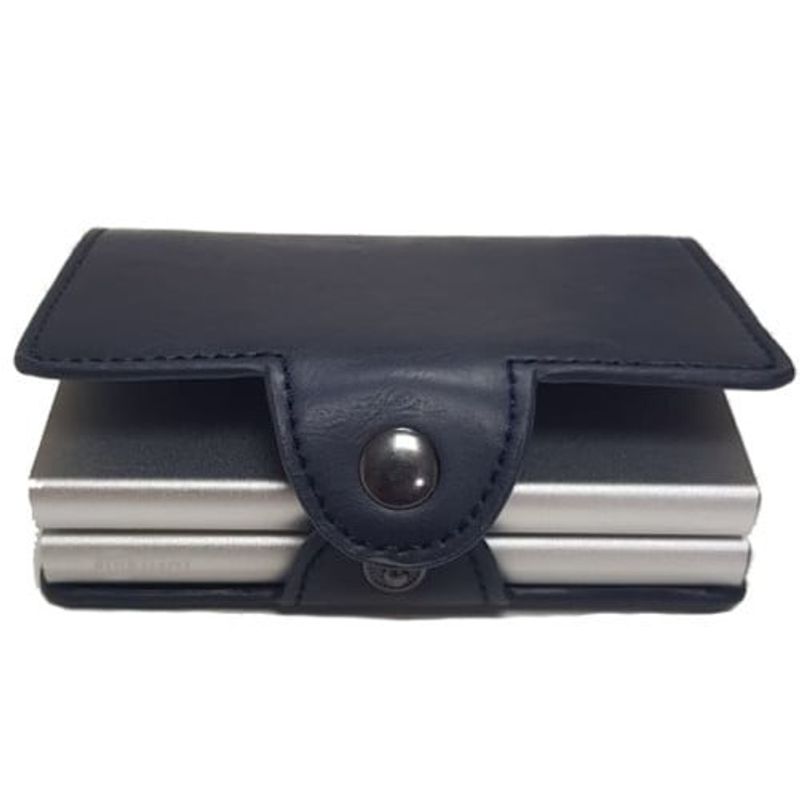 Fashion, accesorii si bijuterii - Femei - Accesorii femei - Portofele femei - Portofel RFID dublu iUni P3, 16 carduri, Bleumarin - Infinity.ro