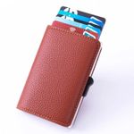 Fashion, accesorii si bijuterii - Femei - Accesorii femei - Portofele femei - Portofel RFID iUni P6, 12 carduri, Maro - Infinity.ro