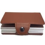 Fashion, accesorii si bijuterii - Femei - Accesorii femei - Portofele femei - Portofel RFID dublu iUni P3, 16 carduri, Maro - Infinity.ro