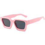 Fashion, accesorii si bijuterii - Femei - Accesorii femei - Ochelari de soare femei - Ochelari de Soare Retro Square iUni iEye, UV400, Pink - Infinity.ro