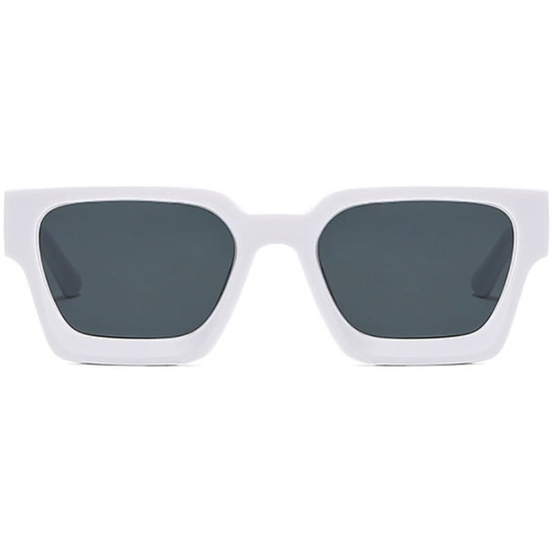 Fashion, accesorii si bijuterii - Femei - Accesorii femei - Ochelari de soare femei - Ochelari de Soare Retro Square iUni iEye, UV400, White - Infinity.ro