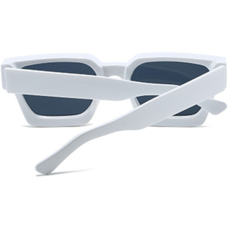 Fashion, accesorii si bijuterii - Femei - Accesorii femei - Ochelari de soare femei - Ochelari de Soare Retro Square iUni iEye, UV400, White - Infinity.ro