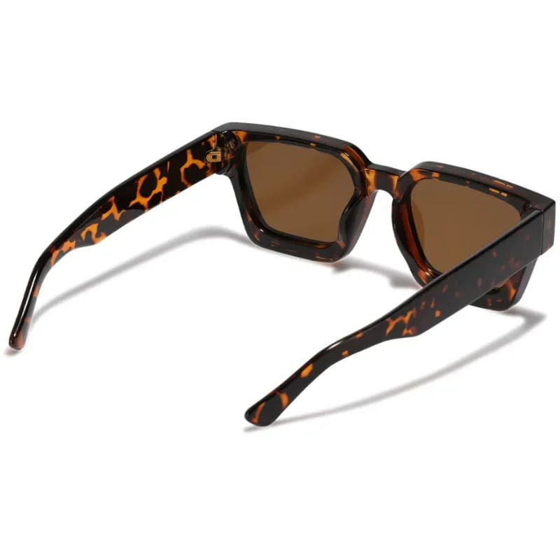 Fashion, accesorii si bijuterii - Femei - Accesorii femei - Ochelari de soare femei - Ochelari de Soare Retro Square iUni iEye, UV400, Animal Print - Infinity.ro