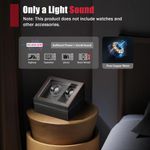 Fashion, accesorii si bijuterii - Barbati - Bijuterii barbati - Ceasuri barbati - Cutie intors ceasuri iUni, Watch Winder 4 + 6 spatii depozitare, Piele ecologica, Carbon - Infinity.ro