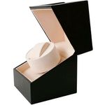 Fashion, accesorii si bijuterii - Barbati - Bijuterii barbati - Ceasuri barbati - Cutie intors ceas automatic iUni, Watch Winder, Negru-Crem - Infinity.ro