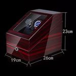 Fashion, accesorii si bijuterii - Barbati - Bijuterii barbati - Ceasuri barbati - Cutie intors ceasuri automatice iUni Watch Winder 2 + 3 spatii depozitare, 5 Programe, Mahon - Infinity.ro