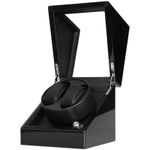 Fashion, accesorii si bijuterii - Barbati - Bijuterii barbati - Ceasuri barbati - Cutie intors ceasuri iUni, 4 programe, Watch Winder 2, Black - Infinity.ro