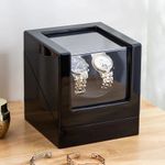 Fashion, accesorii si bijuterii - Barbati - Bijuterii barbati - Ceasuri barbati - Cutie intors ceasuri iUni, 4 programe, Watch Winder 2, Black - Infinity.ro