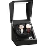 Fashion, accesorii si bijuterii - Barbati - Bijuterii barbati - Ceasuri barbati - Cutie intors ceasuri iUni, 4 programe, Watch Winder 2, Black - Infinity.ro