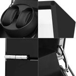 Fashion, accesorii si bijuterii - Barbati - Bijuterii barbati - Ceasuri barbati - Cutie intors ceasuri iUni, 4 programe, Watch Winder 2, Black - Infinity.ro
