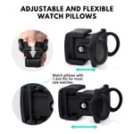 Fashion, accesorii si bijuterii - Barbati - Bijuterii barbati - Ceasuri barbati - Cutie intors ceasuri iUni, Watch Winder 2 + 3 Compartimente accesorii, Piele ecologica, Negru-Gri - Infinity.ro