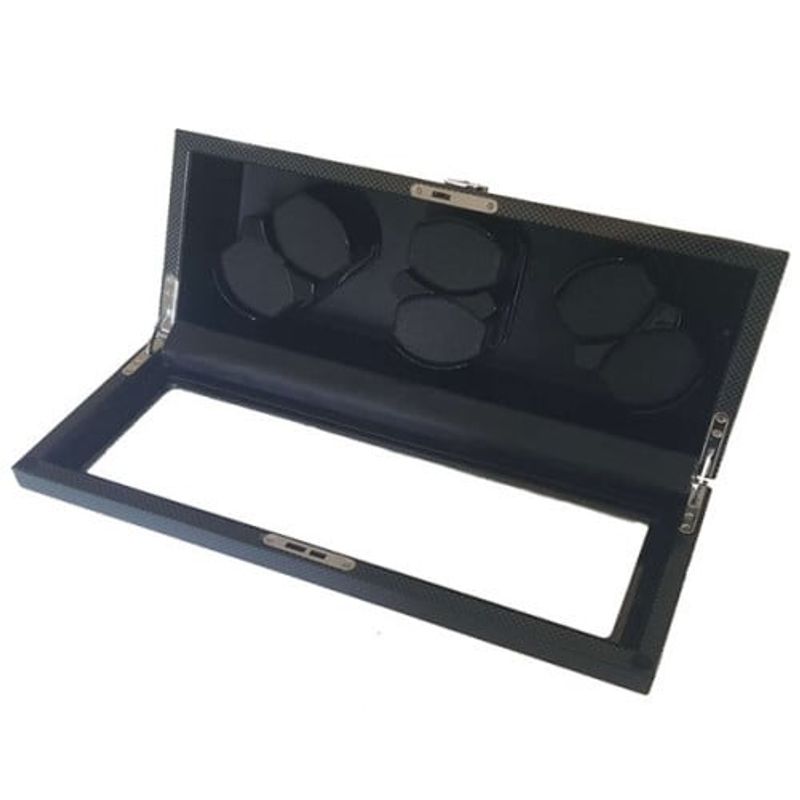 Fashion, accesorii si bijuterii - Barbati - Bijuterii barbati - Ceasuri barbati - Cutie intors ceasuri automatice iUni, Watch Winder 6 Carbon - Infinity.ro