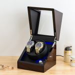 Fashion, accesorii si bijuterii - Barbati - Bijuterii barbati - Ceasuri barbati - Cutie intors ceasuri iUni, 4 programe, Watch Winder 2, Mahon-Black - Infinity.ro