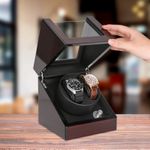 Fashion, accesorii si bijuterii - Barbati - Bijuterii barbati - Ceasuri barbati - Cutie intors ceasuri iUni, 4 programe, Watch Winder 2, Mahon-Black - Infinity.ro