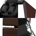 Fashion, accesorii si bijuterii - Barbati - Bijuterii barbati - Ceasuri barbati - Cutie intors ceasuri iUni, 4 programe, Watch Winder 2, Mahon-Black - Infinity.ro