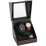 Fashion, accesorii si bijuterii - Barbati - Bijuterii barbati - Ceasuri barbati - Cutie intors ceasuri iUni, 4 programe, Watch Winder 2, Mahon-Black - Infinity.ro