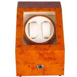 Fashion, accesorii si bijuterii - Barbati - Bijuterii barbati - Ceasuri barbati - Cutie intors ceasuri automatice iUni, Watch Winder 2 + 3 spatii depozitare, 5 Programe, Gold - Infinity.ro