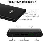 Laptop, Telefoane si Tablete - Wearables si gadgeturi - Gadgeturi - Dispozitive spionaj - Camera Spion in Baterie Externa iUni H8, Full HD, 5000mAh, Wi-Fi, Night Vision, Detectie miscare - Infinity.ro