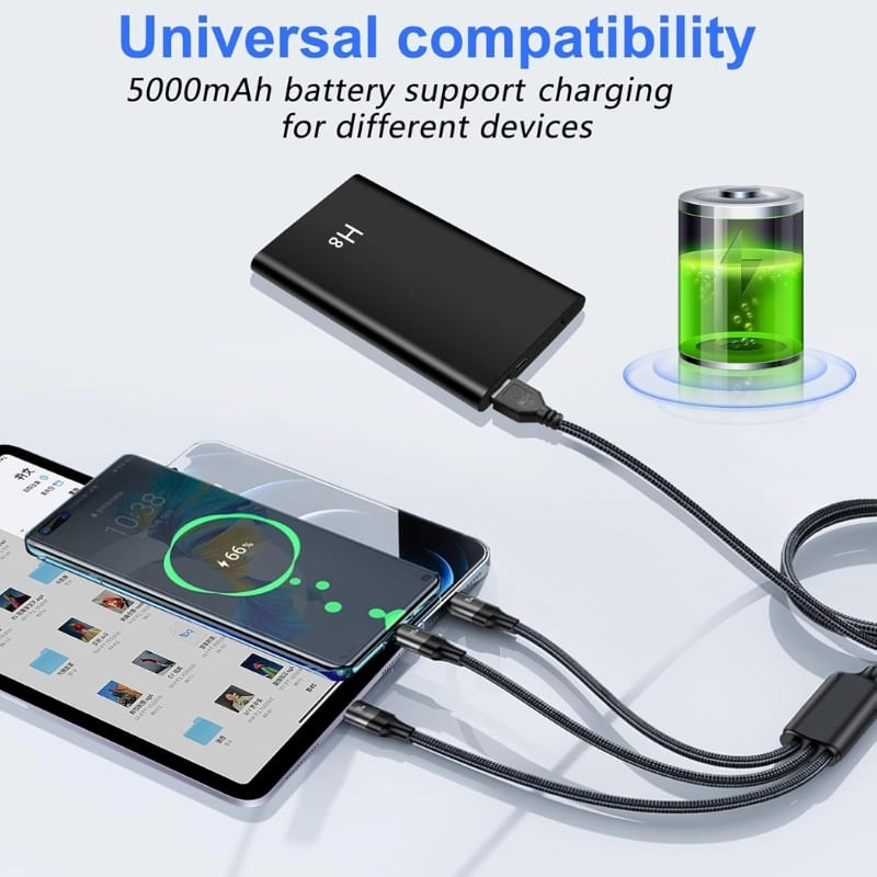 Laptop, Telefoane si Tablete - Wearables si gadgeturi - Gadgeturi - Dispozitive spionaj - Camera Spion in Baterie Externa iUni H8, Full HD, 5000mAh, Wi-Fi, Night Vision, Detectie miscare - Infinity.ro