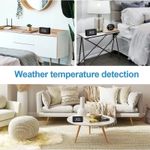 Laptop, Telefoane si Tablete - Wearables si gadgeturi - Gadgeturi - Dispozitive spionaj - Ceas de birou cu Camera Spion iUni IP61, Full HD, 8GB, Wi-Fi, Night Vision, Termometru interior - Infinity.ro